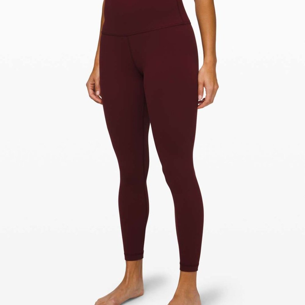 lululemon athletica Burgundy Leggings